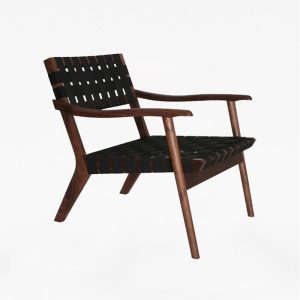 Sunday 黑色皮革休閒椅