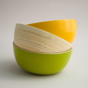 天然手工竹製飯碗(S)