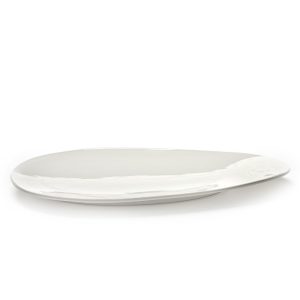 Drops 高耐熱白瓷長型平盤-大