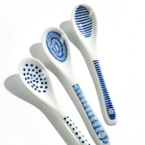 Feeling手繪藍白釉彩咖啡匙