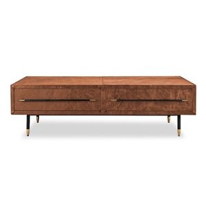 Trunk 一卡皮箱皮革咖啡桌