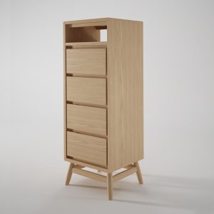 Twist 斯堪地雅趣四抽屜收納斗櫃