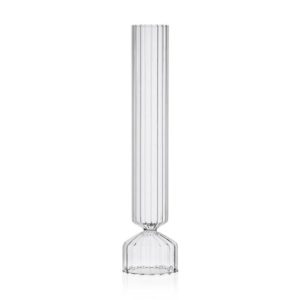 BOUQUET 透明花瓶 - 豎紋/高