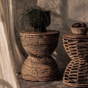 Rebana Bass 細條紋邊几