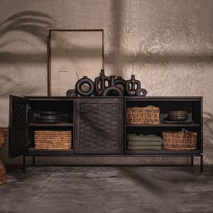 Karma Charcoal 微光祕境二門二層邊櫃