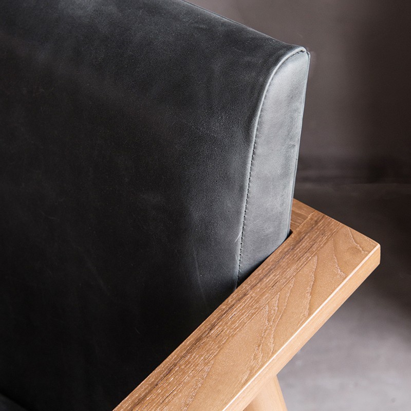 Vintage 斯堪地經典植鞣皮革休閒椅