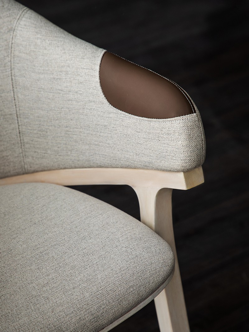 Patch 布面橡木座椅