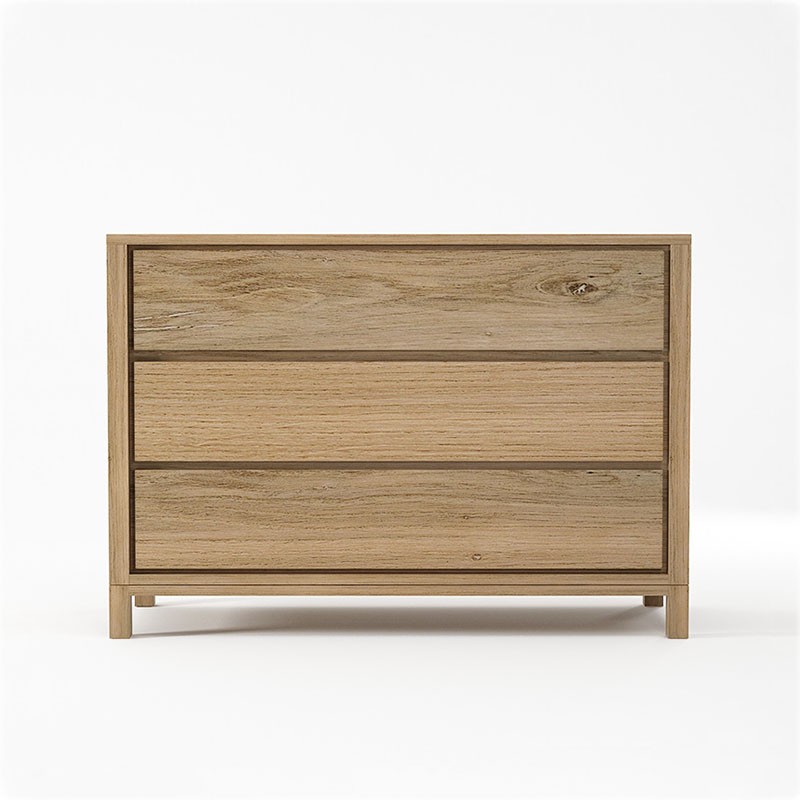 Solid 三抽收納邊櫃