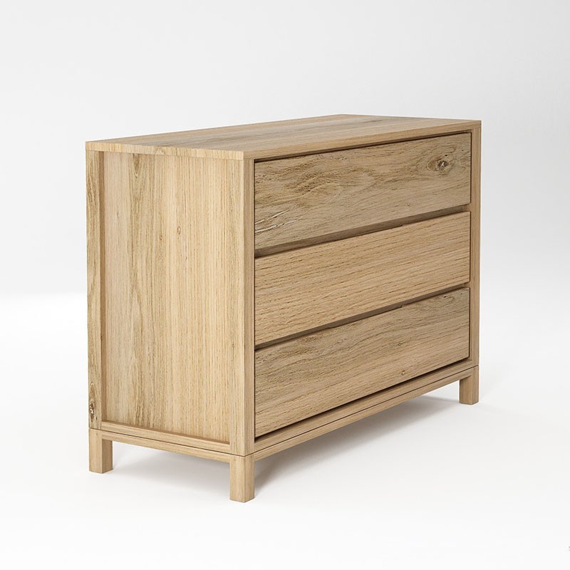 Solid 三抽收納邊櫃