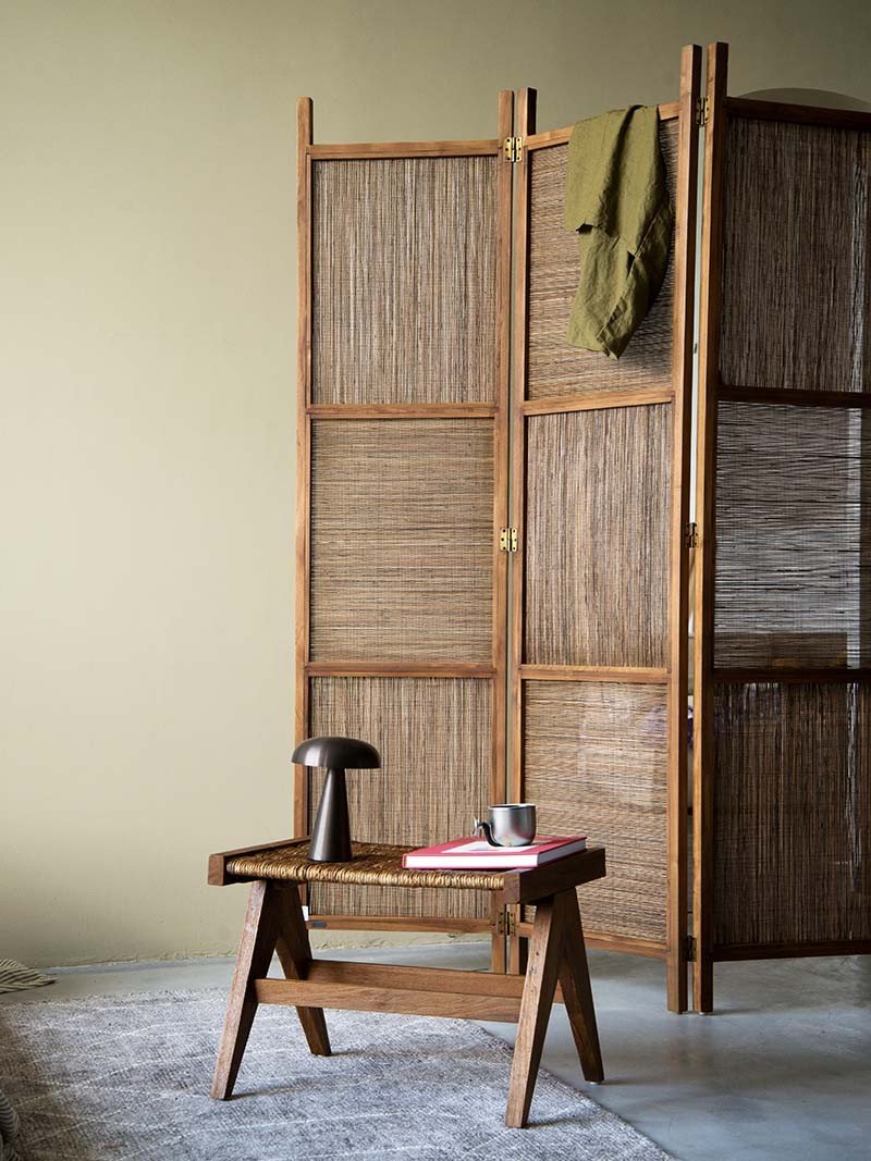 Coco 寧靜韶光編織屏風