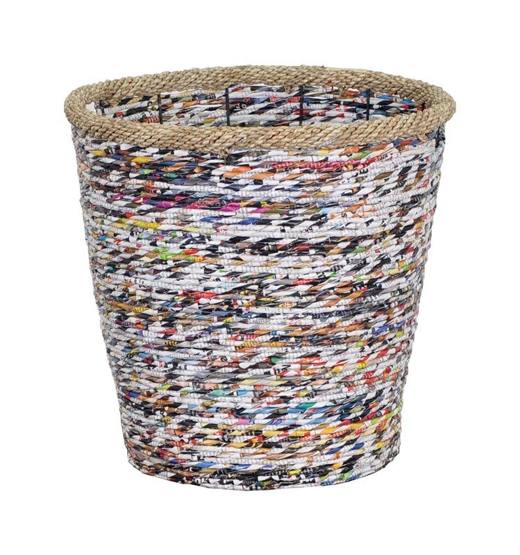 Home Solutions 雜誌編織收納籃