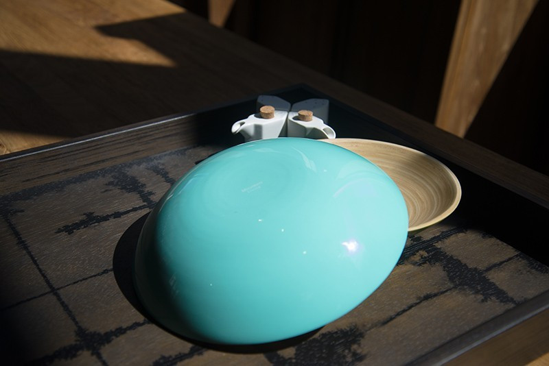 天然手工竹製餐盤 (L) - 無底腳