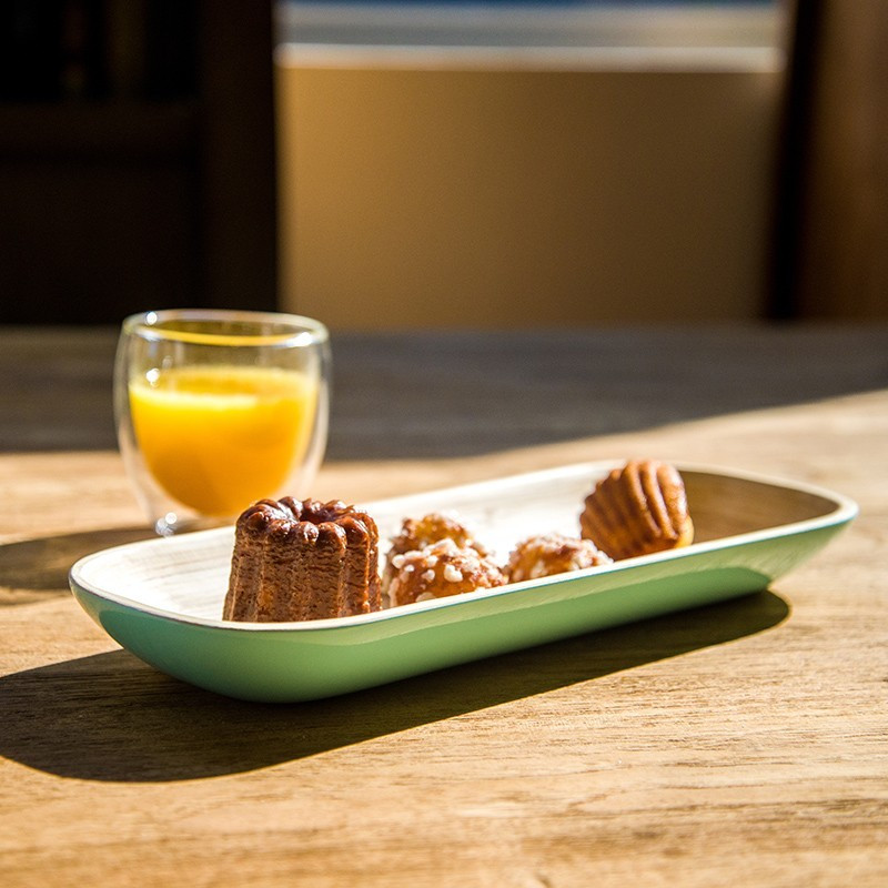 天然手工竹製長方盤