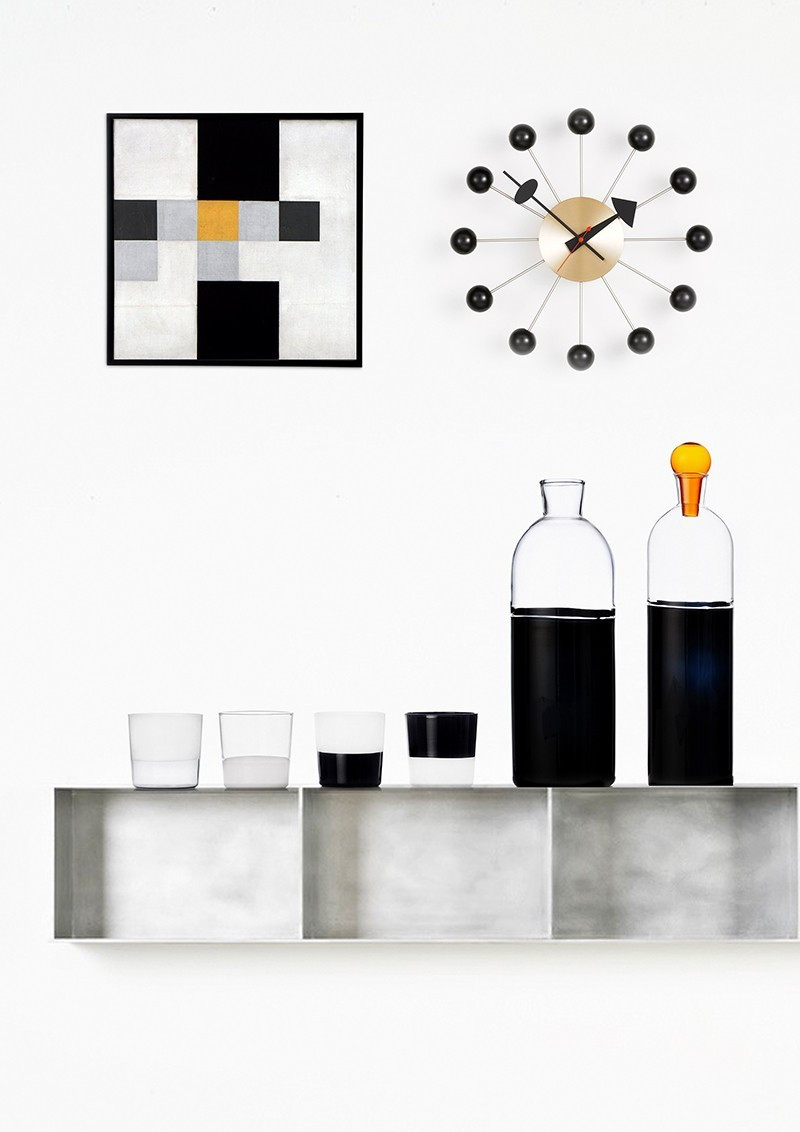 LIGHT多彩水瓶-透明/墨黑色