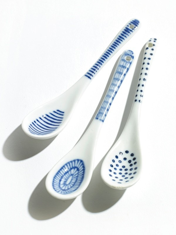 Feeling手繪藍白釉彩咖啡匙