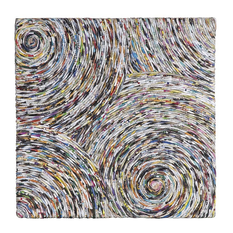 Home Solutions雜誌編織掛飾 - 多螺旋編織