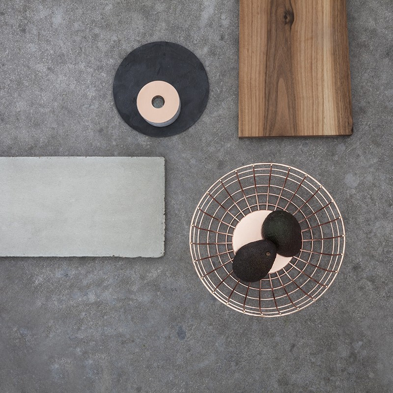 Wire Bowl 線圈置物碗（紅銅）