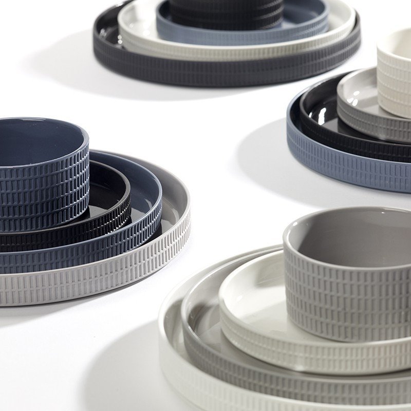 Sigillata Signature 餐盤 - 灰黑