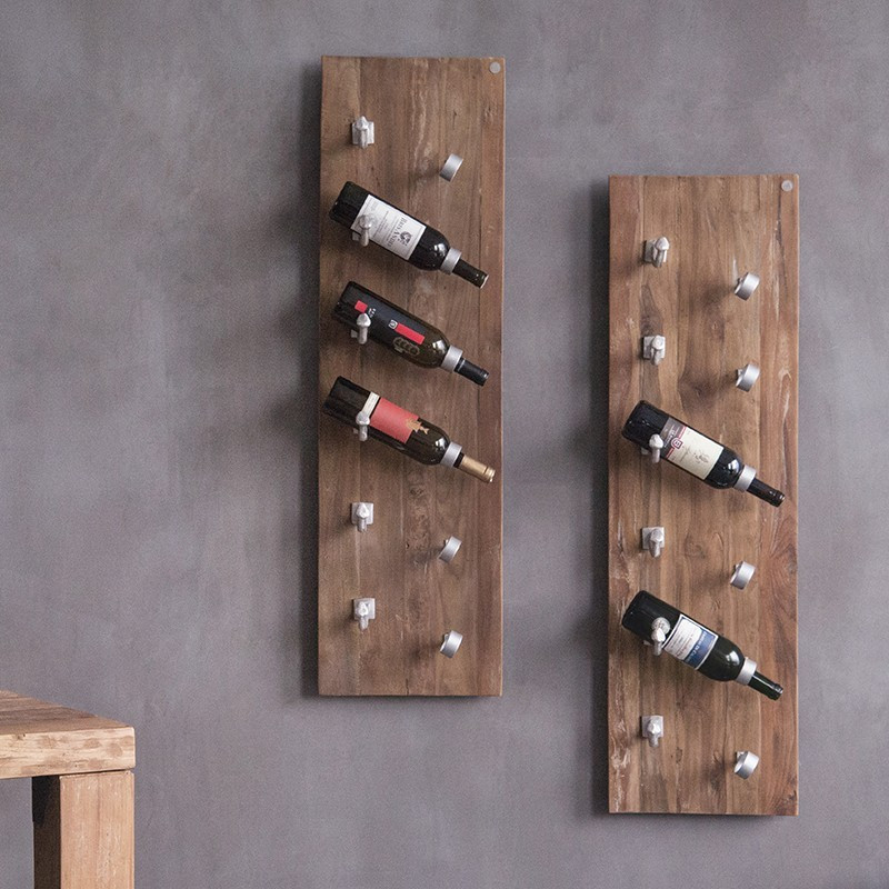 Home Solutions 工業風壁式酒架