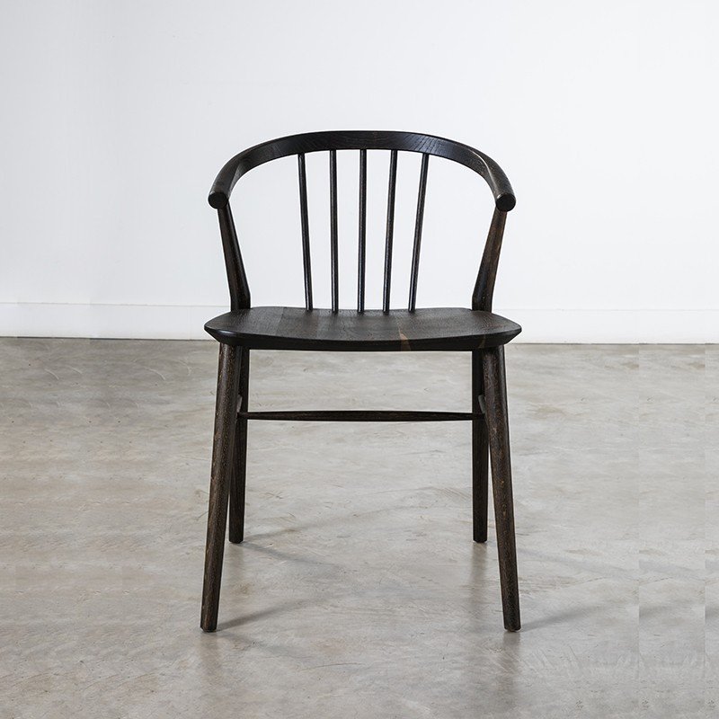 Saba 橡木座椅 (黑檀色/焦燻)