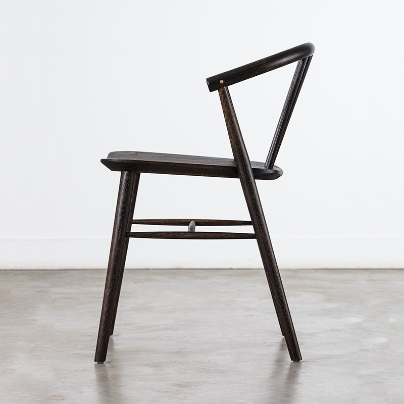 Saba 橡木座椅 (黑檀色/焦燻)
