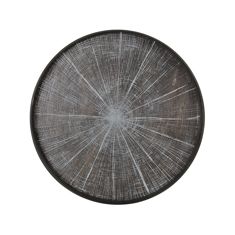 樺白年輪漂流木托盤