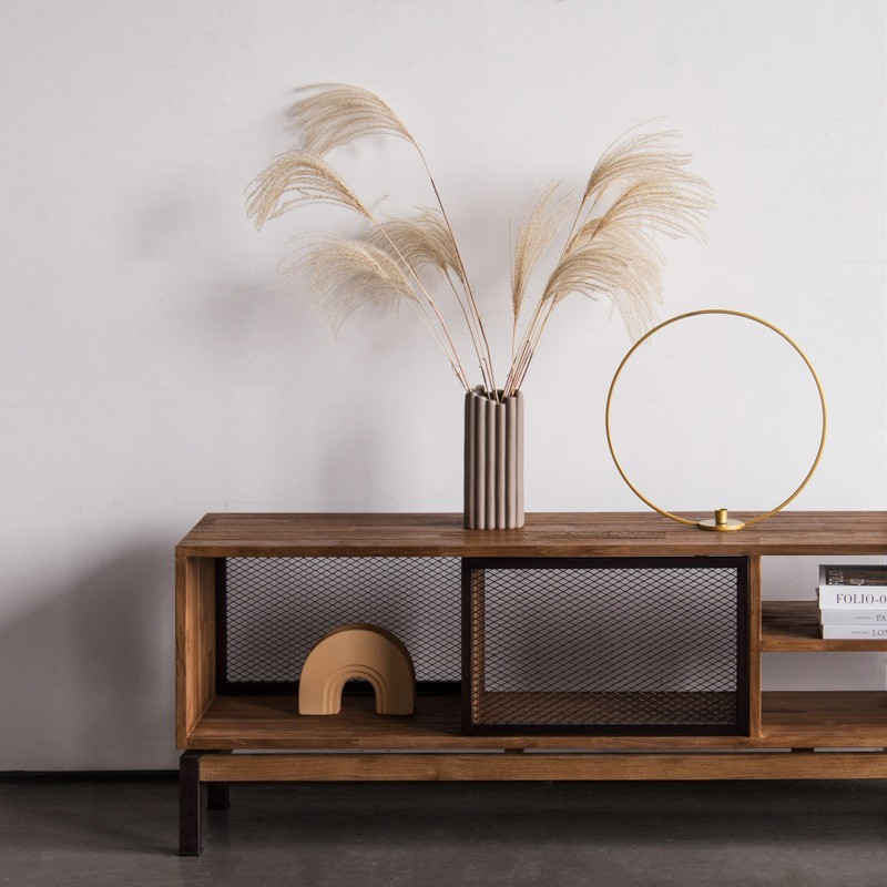 BEBOP附網狀金屬拉門電視櫃