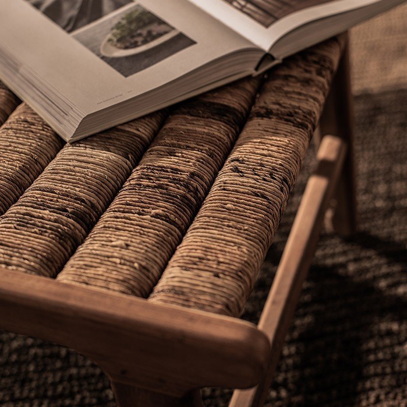 Caterpillar Beetle 原野編織腳凳